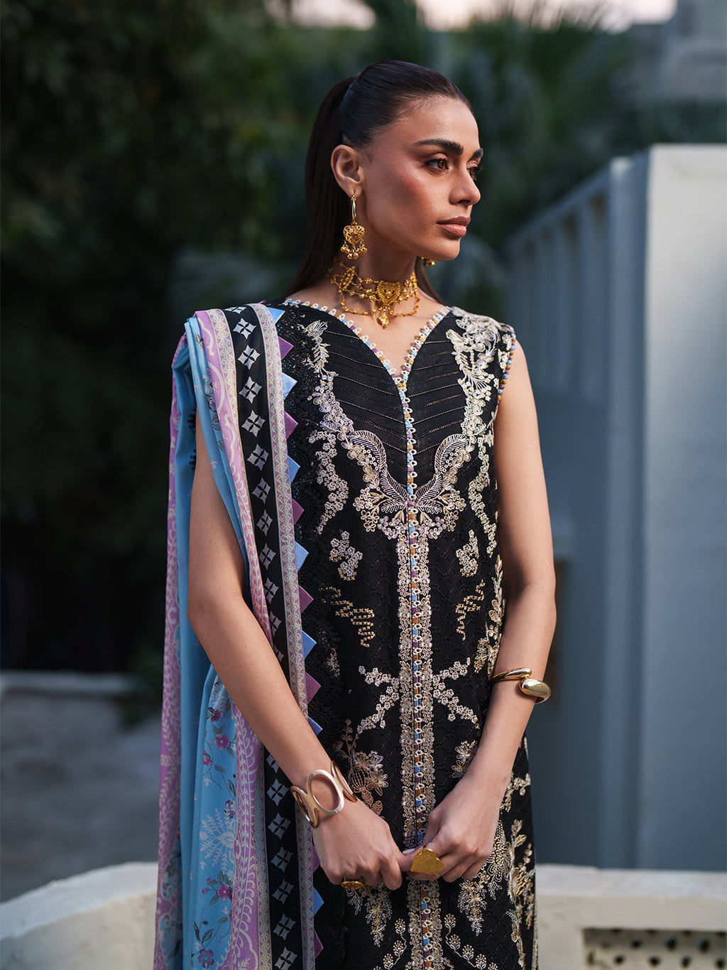 GL-183 (3 PC Lawn Stitched)