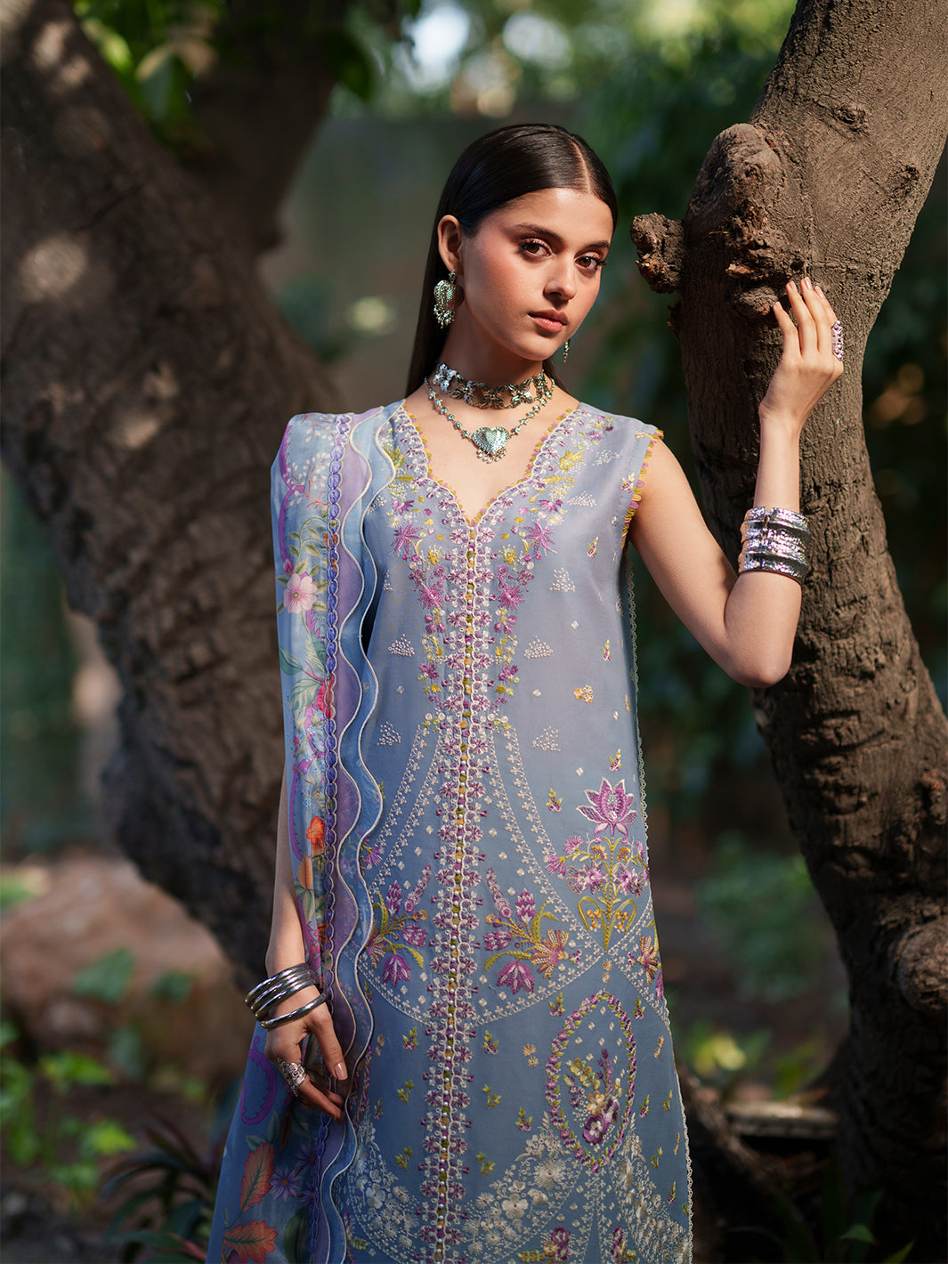 GL-184 (3 PC Lawn Stitched)