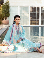 GL-196 (3 PC Lawn Stitched)