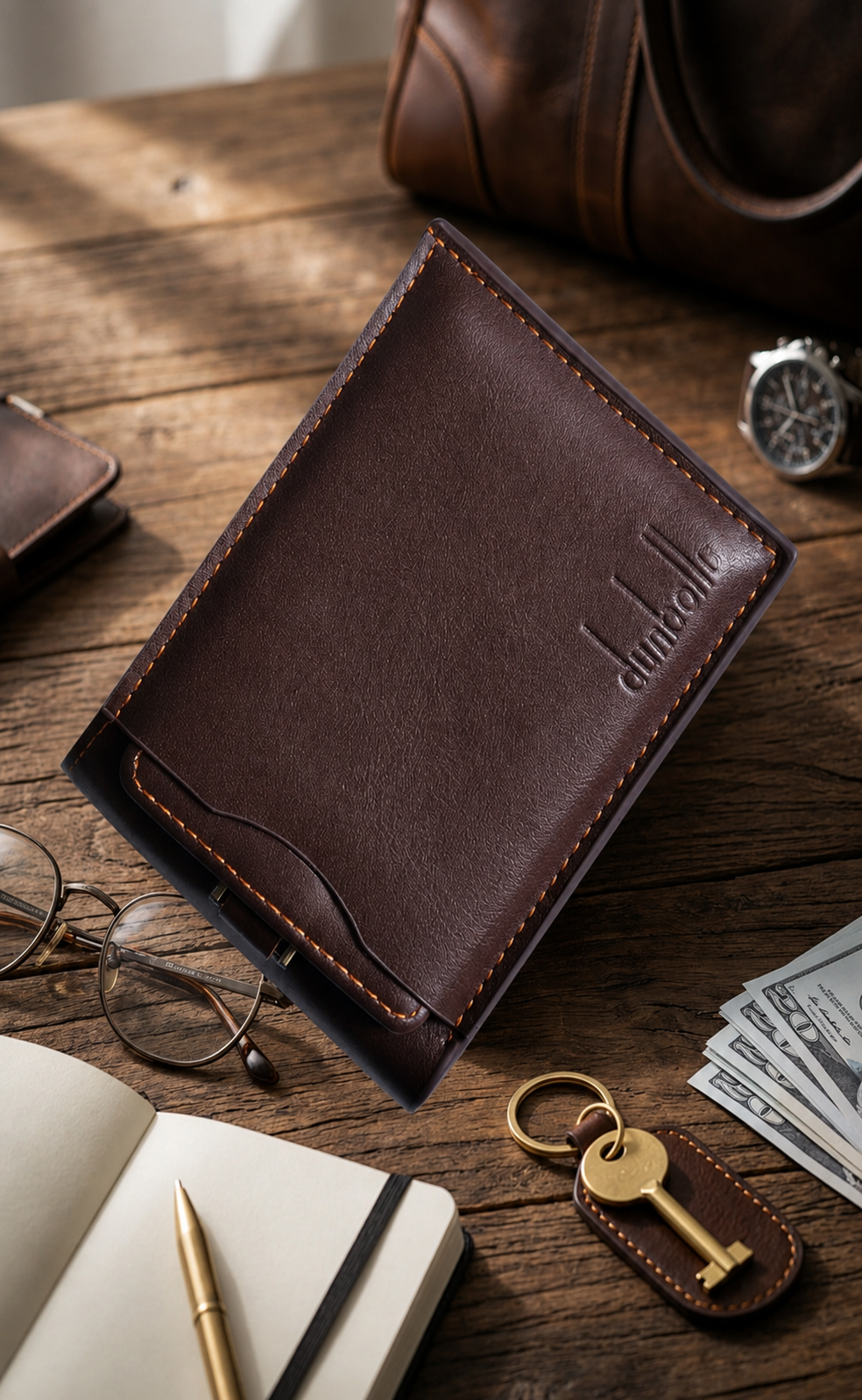 💼Premium Men’s Leather Wallet – graceLibas