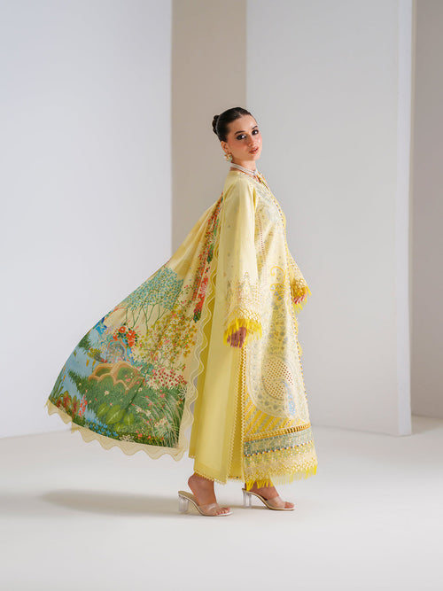 GL-134(3 PC Stitched Lawn)