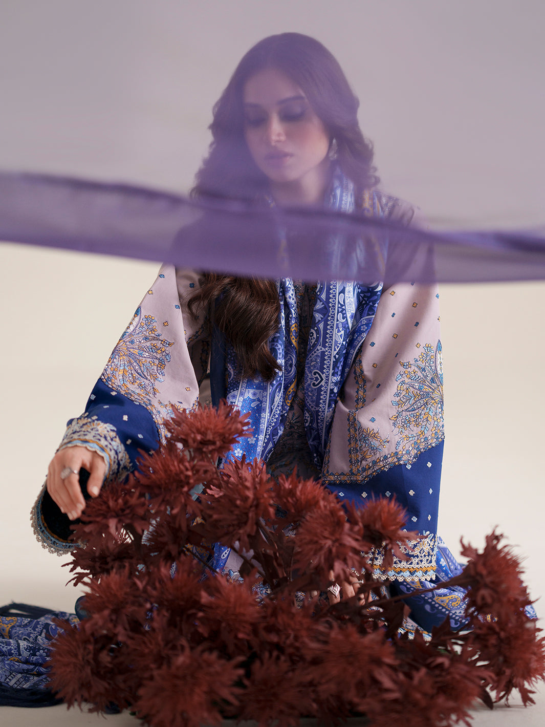 GL-137 (3 PC Stitched Lawn)