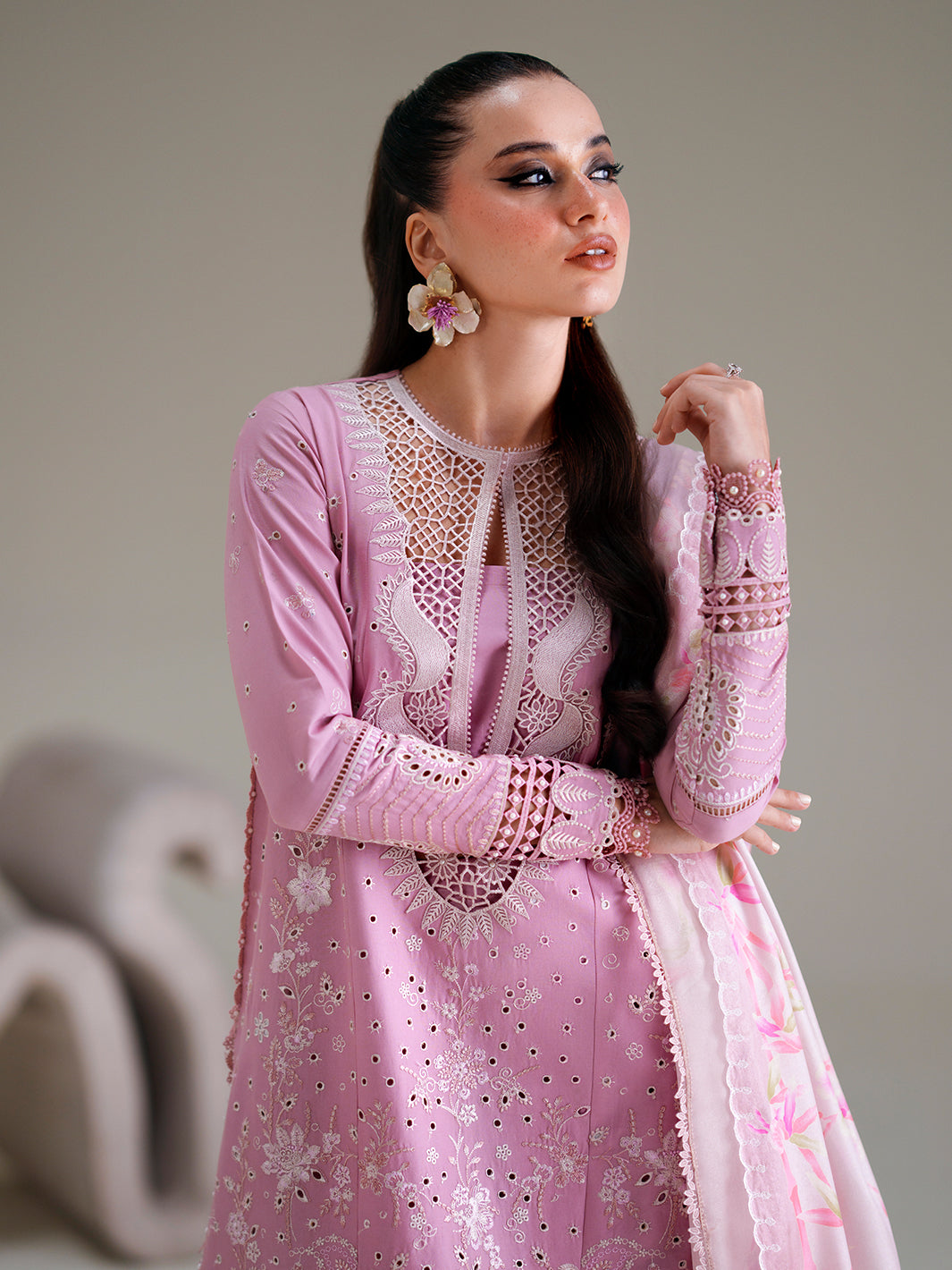 GL-141 (3 PC Stitched Lawn)