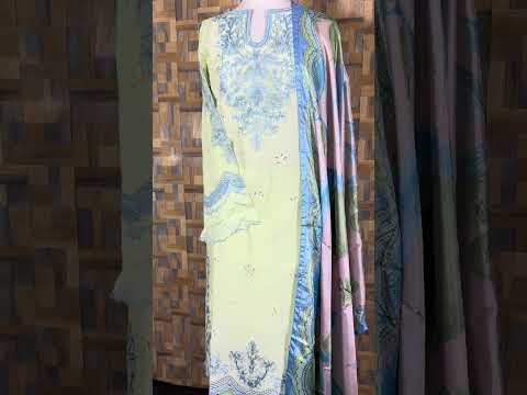 GL-164 (3 PC Lawn Stitched)