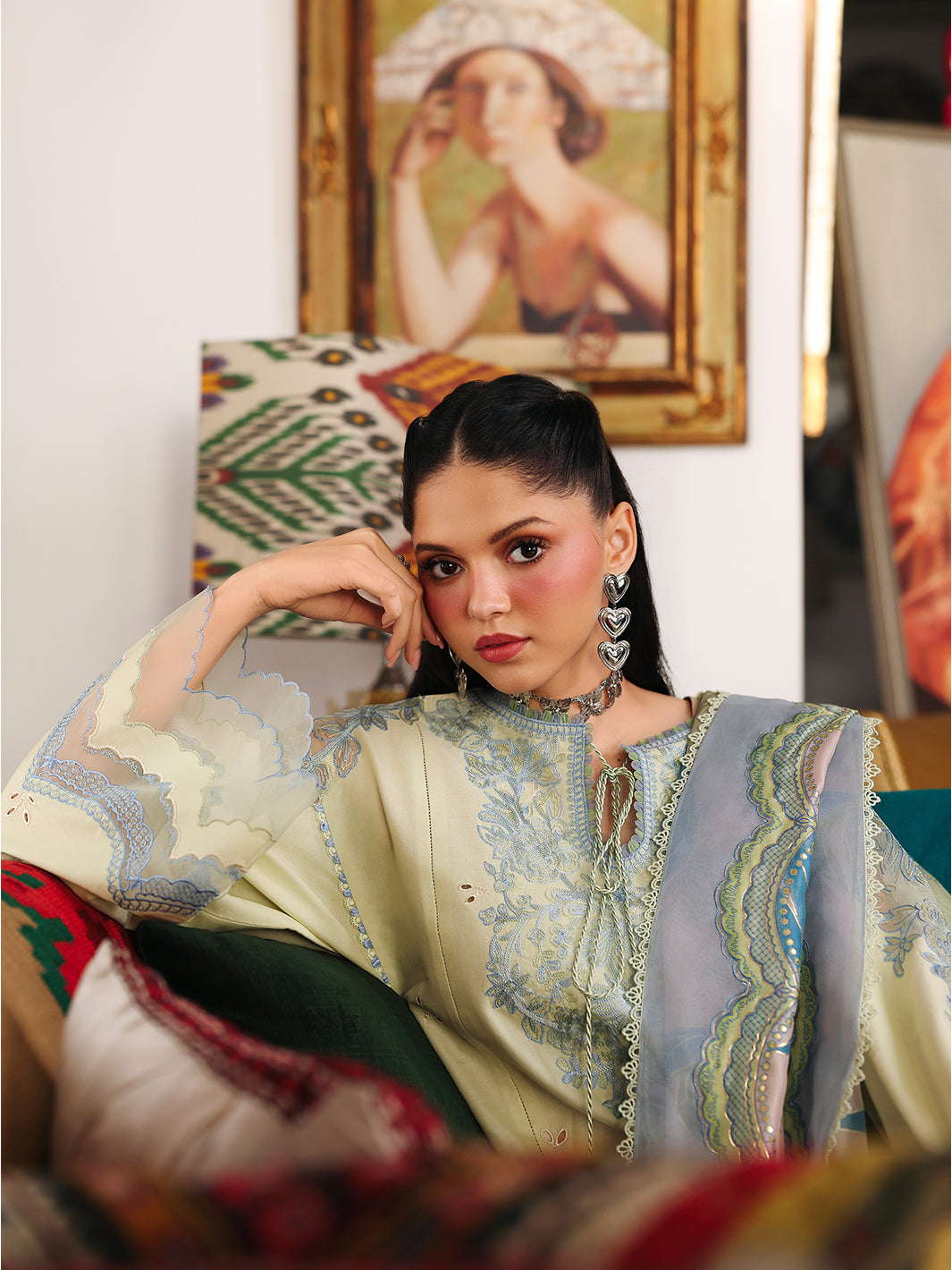 GL-164 (3 PC Lawn Stitched)