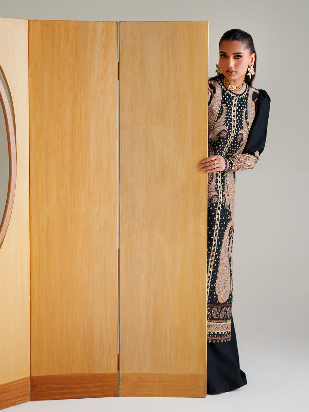 GL-166 (3 PC Stitched Lawn)