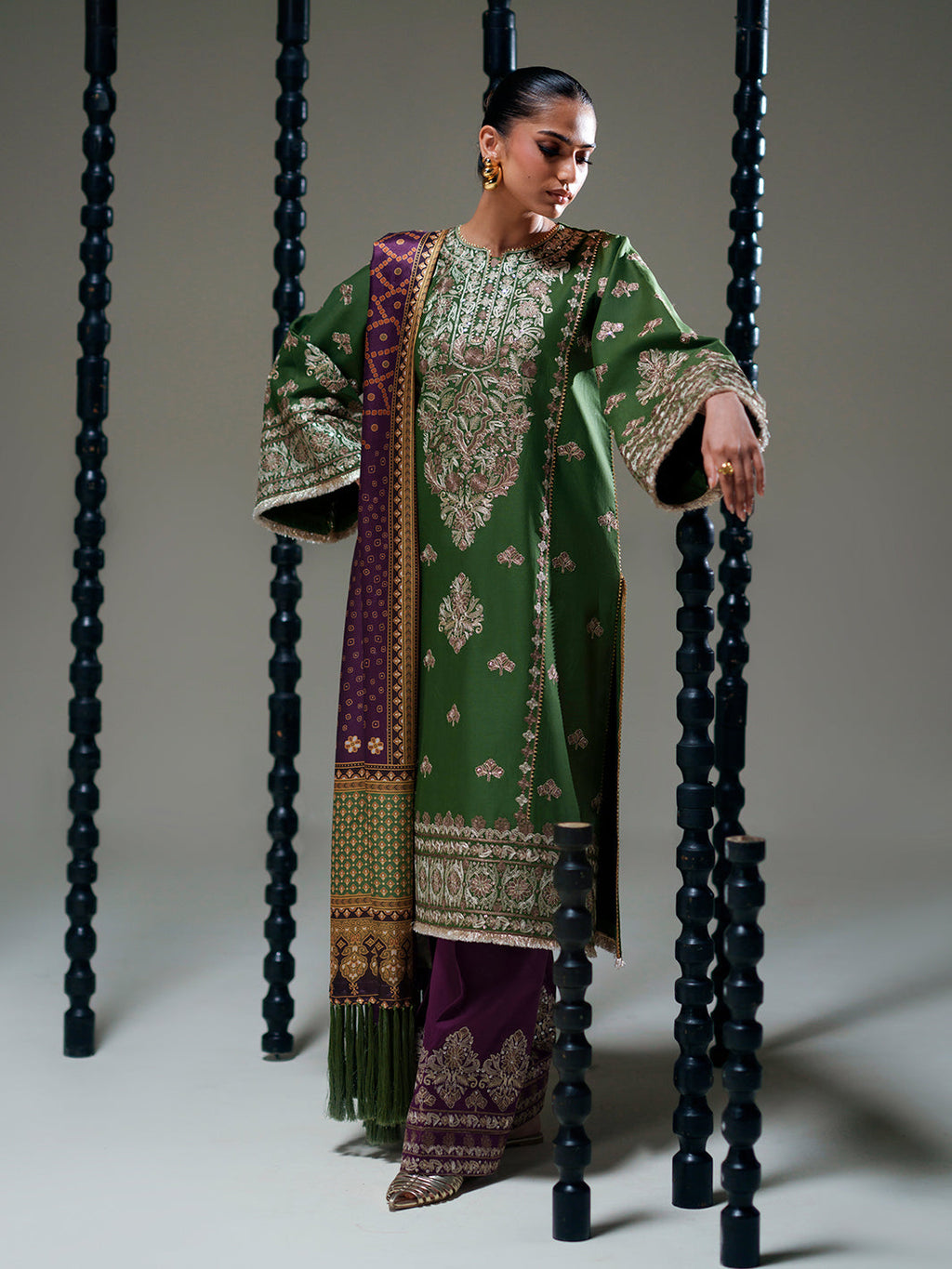 GL-168 (3 PC Stitched Lawn)
