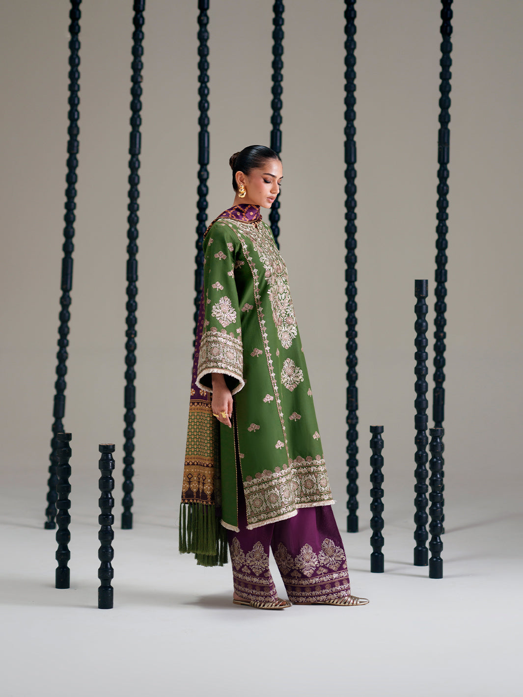 GL-168 (3 PC Stitched Lawn)