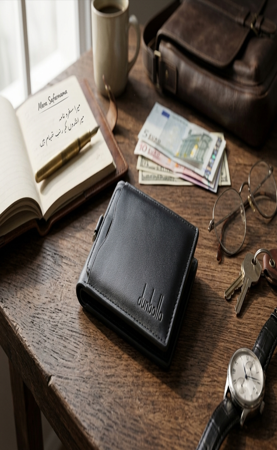 💼Premium Men’s Leather Wallet – graceLibas
