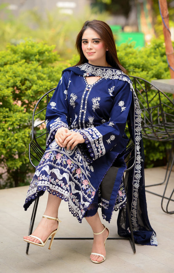 LL-152( 3PC Unstitched)