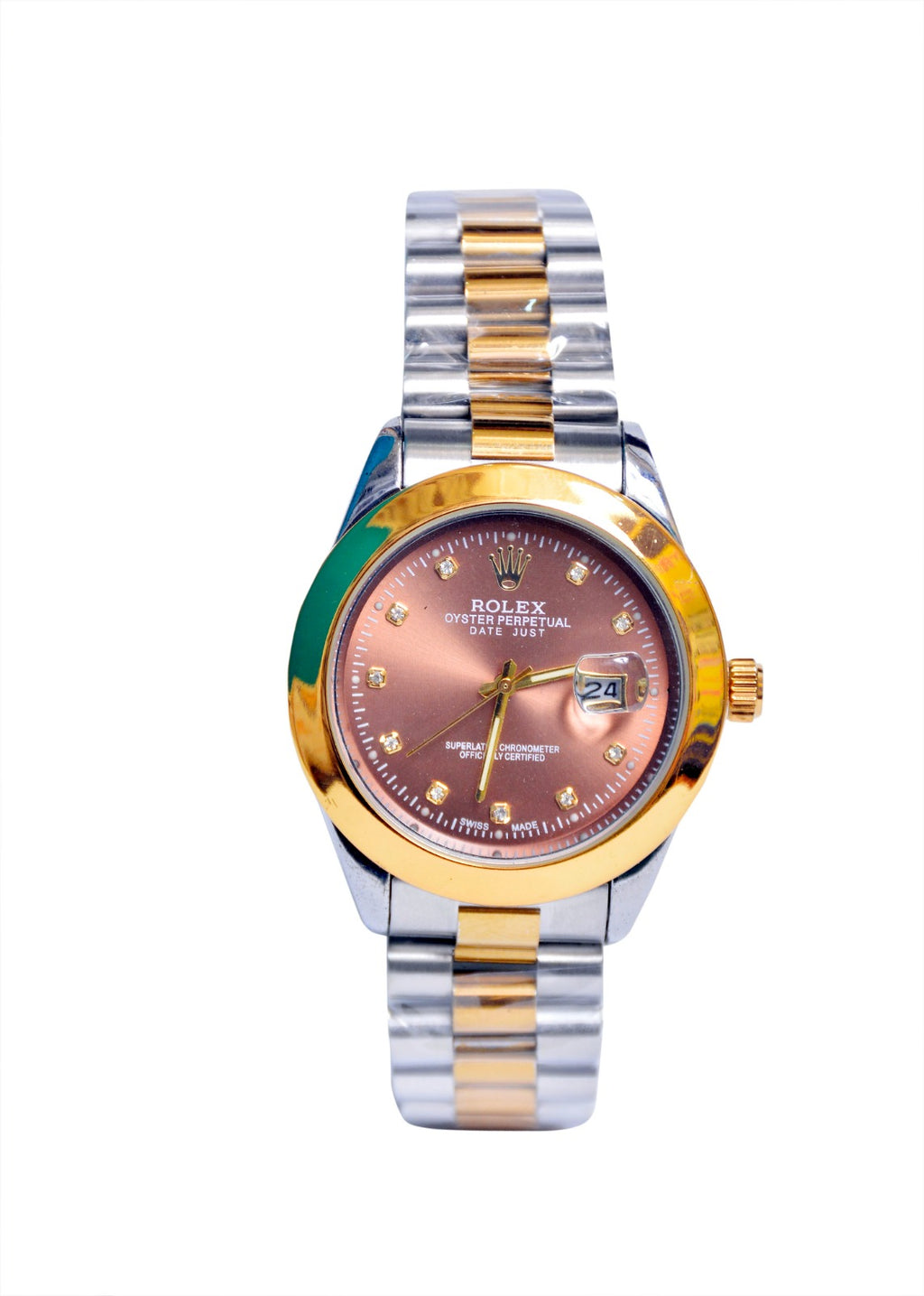 ⌚ ROLEX-Golden – Classic Stainless Steel Men’s Watch
