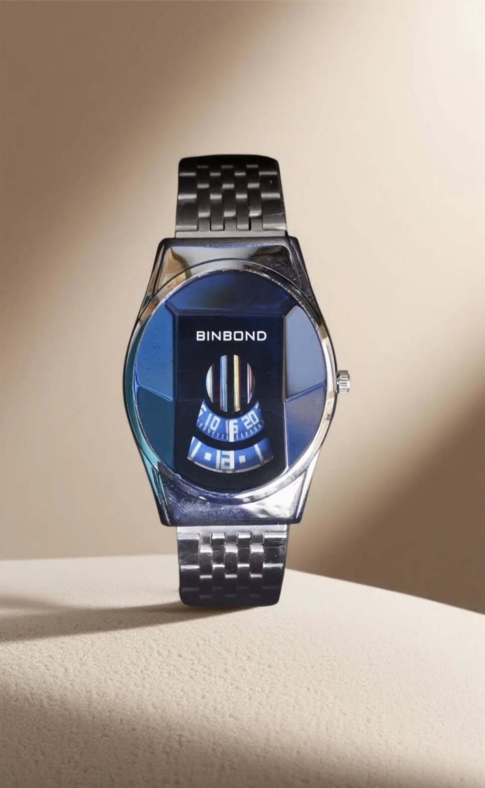 ⌚ BINDBOND – Classic Stainless Steel Men’s Watch