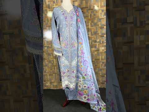 GL-184 (3 PC Lawn Stitched)
