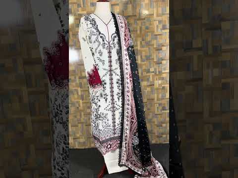 GL-182 ( 3 PC Lawn Stitched)
